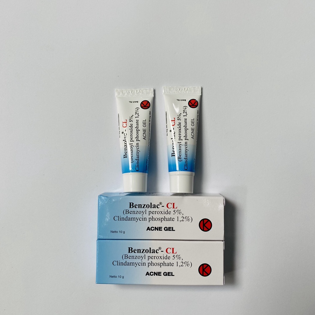 Benzolac 2.5% - 5% (5-10g) kem chấm mụn, 2.5 - 5% Benzoyl Peroxide, giảm sạch Mụn ngay