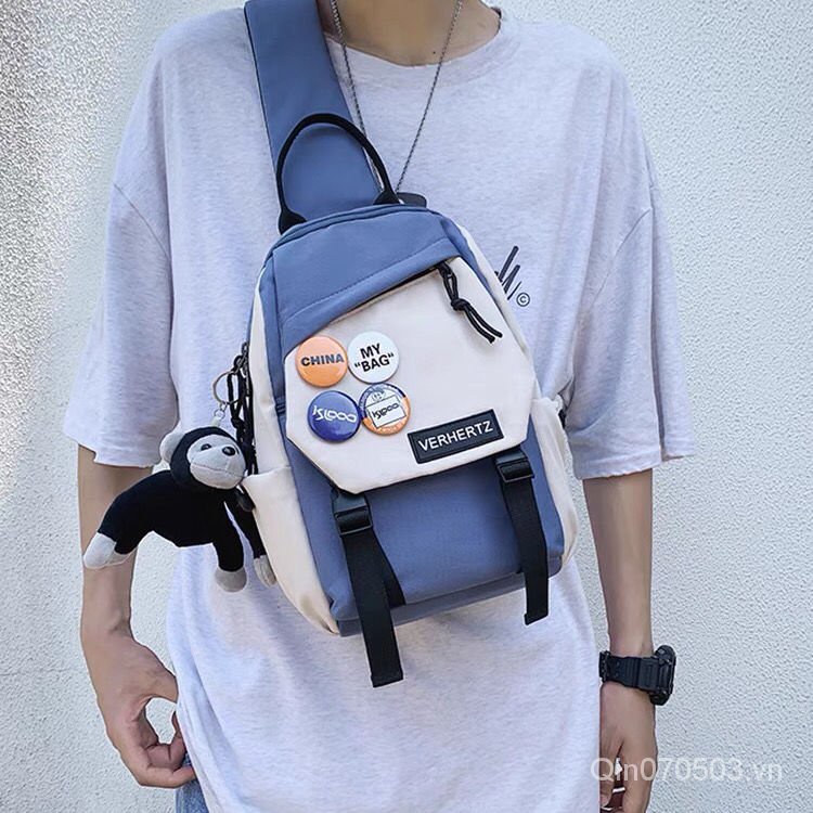 Túi đeo chéo ngực thời trang phong cách Nhật Bản cho nam | BigBuy360 - bigbuy360.vn