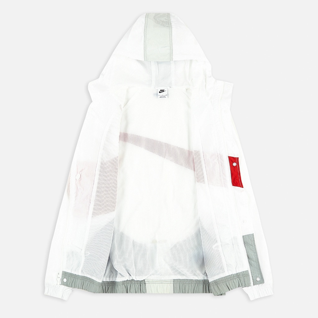 ÁO KHOÁC NIKE SWOOSH WOVEN HOODED LINED JACKET - WHITE