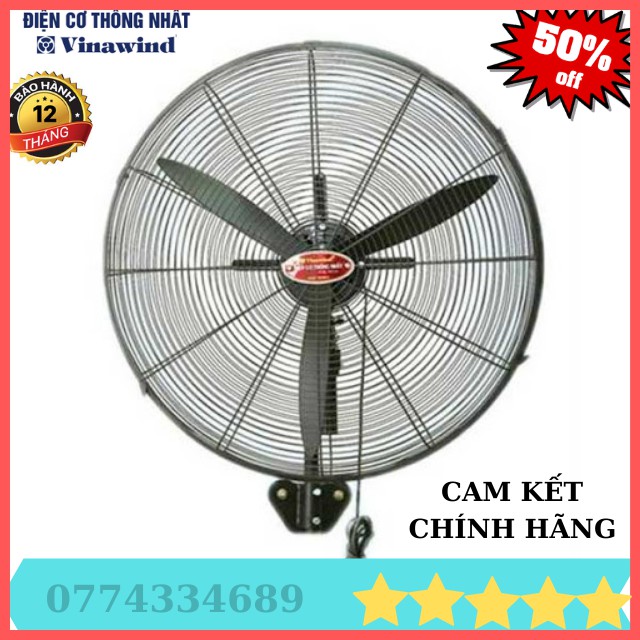 [ Chính Hãng-Hỏa Tốc ] Quạt treo tường công nghiệp VINAWIND 750mm-180W- Quạt điện cơ Thống Nhất-khỏe,bền,đẹp,giá rẻ