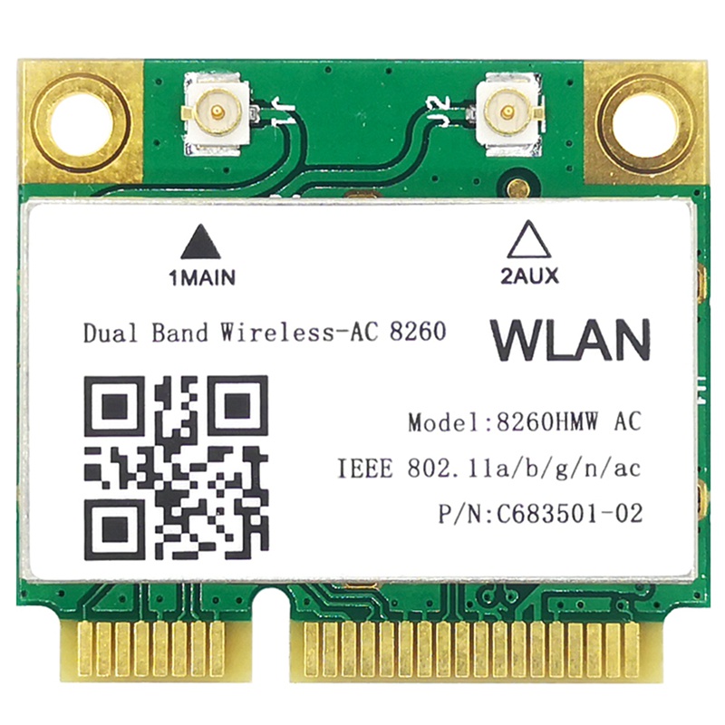 Thẻ mạng wifi mini cho Intel 8260 HMW 8260 Intel 8260 8260 AC 8265 AC PCIe | WebRaoVat - webraovat.net.vn