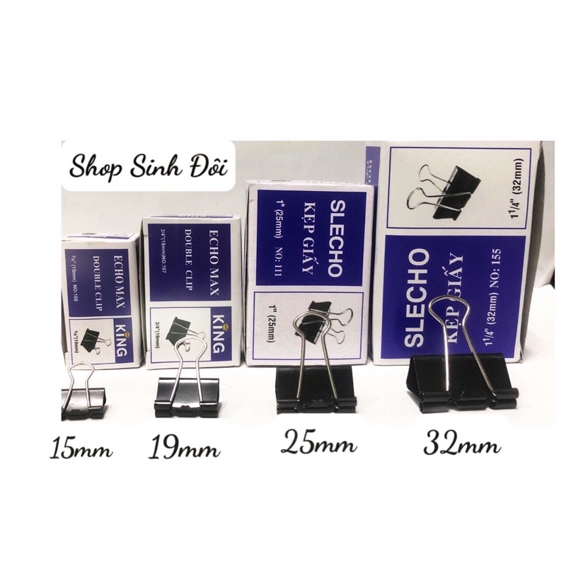 kẹp bướm - 4 hộp - 48 cái
