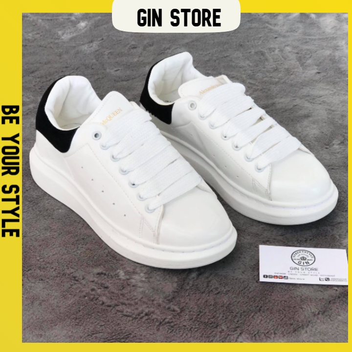 Giày  thể thao M.C Q.UEEN gót đen giày đế độn Nam Nữ - GIN STORE