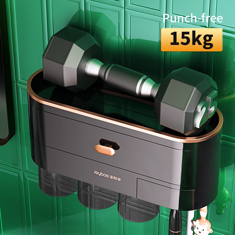 Giá Đỡ Bàn Chải Đánh Răng Hít Nam Châm Tự Động Đảo Ngược Tiện Dụng