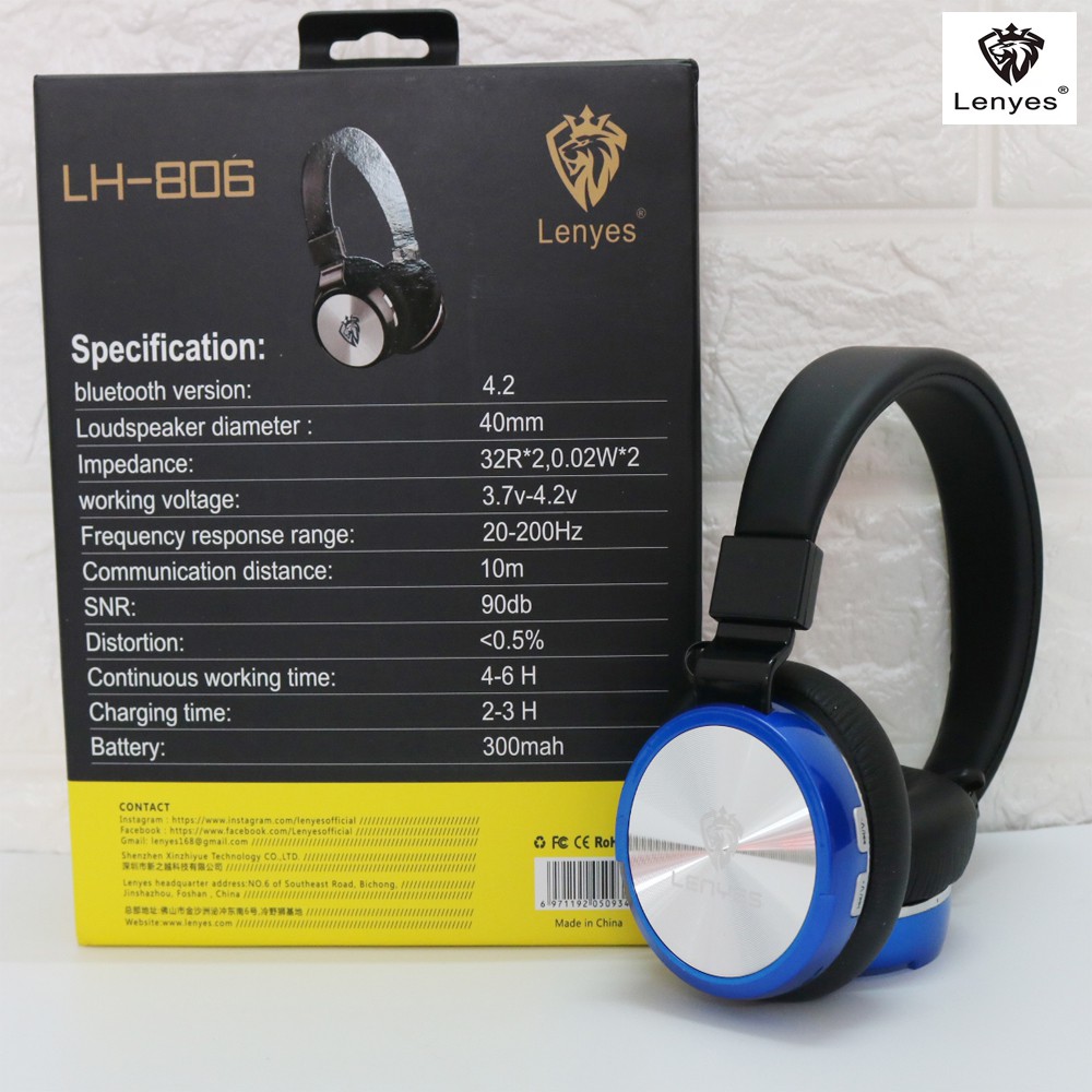 Tai Nghe Bluetooth Lenyes LH806 4.0 – Tai Nghe Thế Hệ Mới