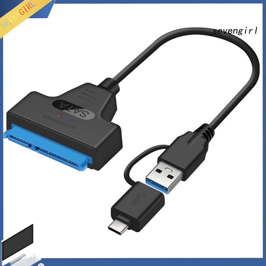 Cáp Chuyển Đổi 2 Trong 1 Type-C Usb 3.1 Sang Sata Sev-20 / 50cm | BigBuy360 - bigbuy360.vn