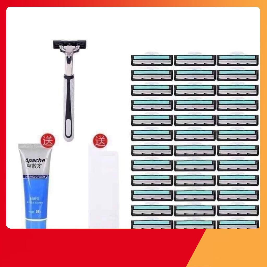 BỘ DAO CẠO RÂU CAO CẤP 38 MÓN  AH327