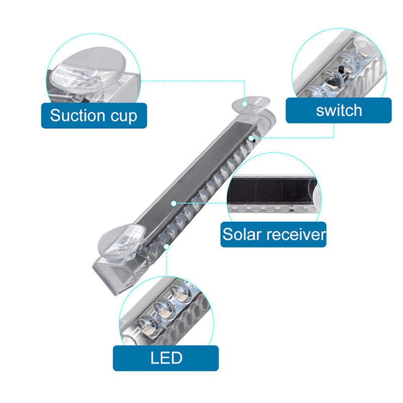 Đèn Led Cảnh Báo Chống Trộm Sử Dụng Năng Lượng Mặt Trời