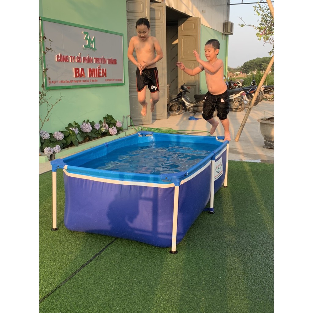 Bể bơi khung kim loại lắp ghép bestpool KT 1.25m*2.05m*0.66m,  Bảo hành 3 năm, Bể bơi phao bơi