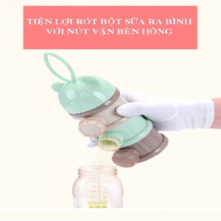 Hộp đựng sữa bột du lịch dành cho bé yêu|Bình chia sữa