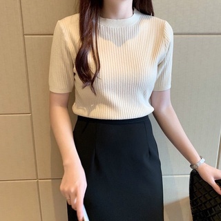 Áo len cộc tay len thỏ mềm mại