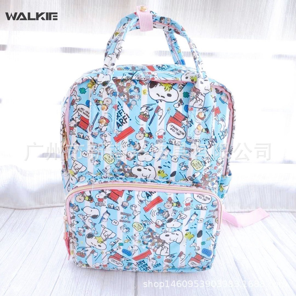 SANRIO Ba Lô Đi Học Cỡ Lớn In Họa Tiết Hoạt Hình Cinnamoroll Hello Kitty Dễ Thương Thời Trang Cho Học Sinh