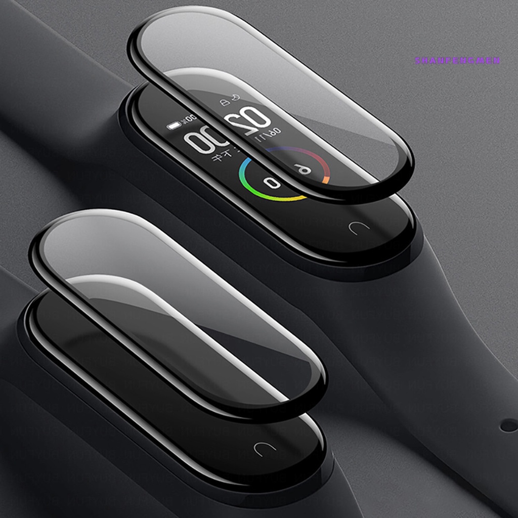 Bộ 2 Miếng Phim Cong Mi band 6 Dán Mềm Mặt Đồng Hồ PMMA Tổng Hợp Cho Xiaomi band 4/5/6