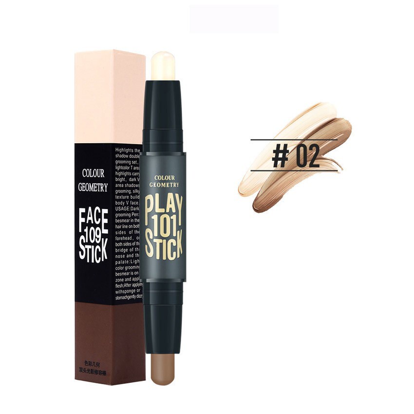 Bút Che Khuyết Điểm &  Tạo Khối 2 Đầu ILY Contour & Highlight Stick ILY
