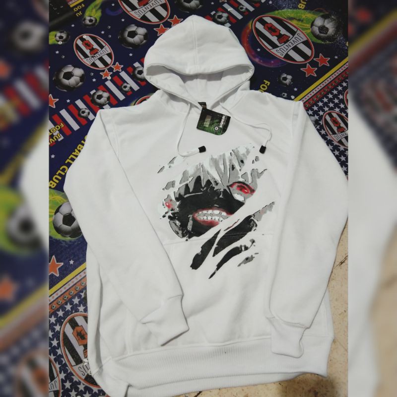 Áo Khoác Hoodie Cosplay Nhân Vật Kaneki Tokyo Ghoul