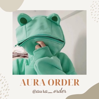 Áo hoodie con ếch ngộ nghĩnh siêu cute