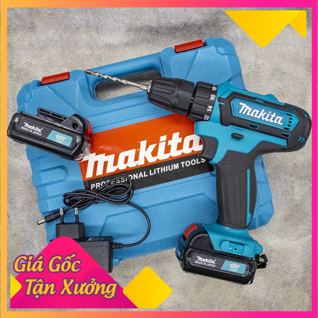 [ GIÁ HỦY DIỆT ]  Máy Khoan pin MAKITA 18V 100% lõi đồng