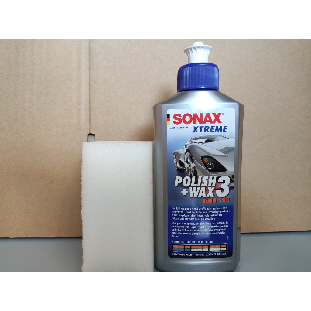 Dung Dịch Xóa Xước Đánh Bóng Bảo Vệ Sơn Xe Polish Sonax Wax 3 - 202100