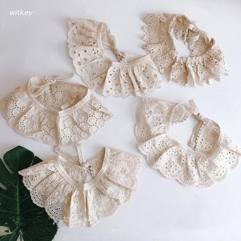 Cổ áo giả vải ren xinh xắn cho bé từ 0-6 tuổi