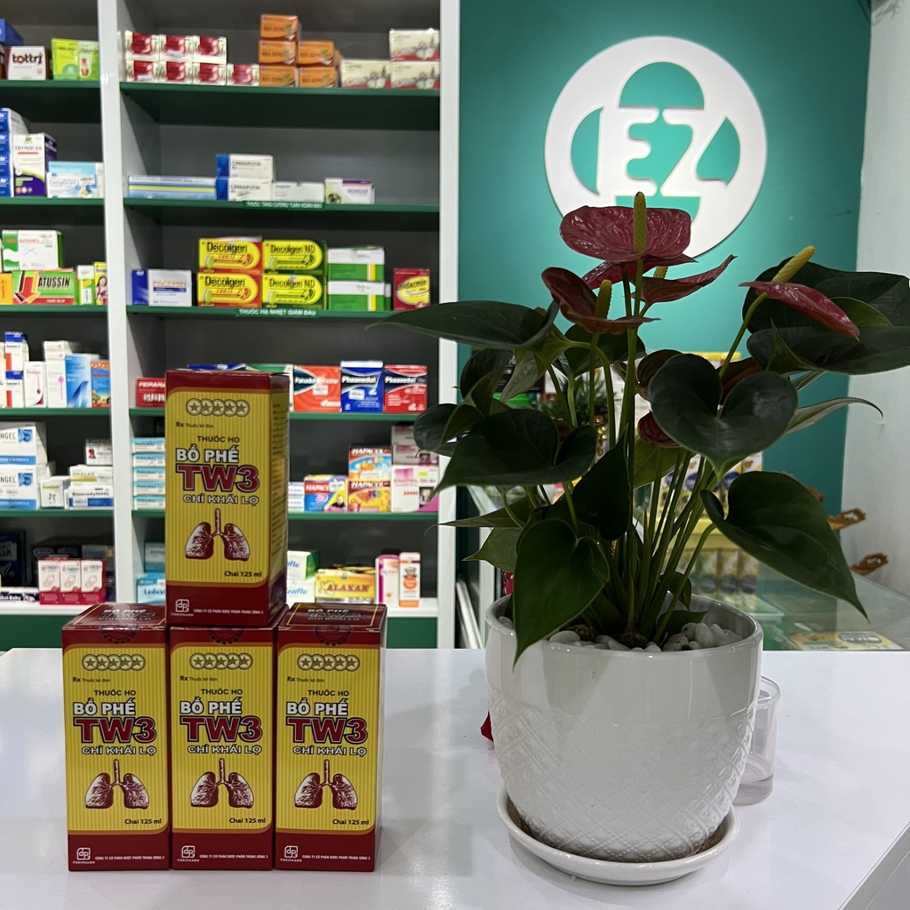 Siro Bổ phế TW3 hỗ trợ ho, tiêu đờm, ho cảm, ho gió, ho khan, viêm họng, viêm phế quản.