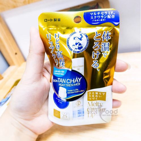 Son Dưỡng Môi Chống Nắng Mentholatum Melty Lip Cream SPF25/PA+++ 2.4g | BigBuy360 - bigbuy360.vn