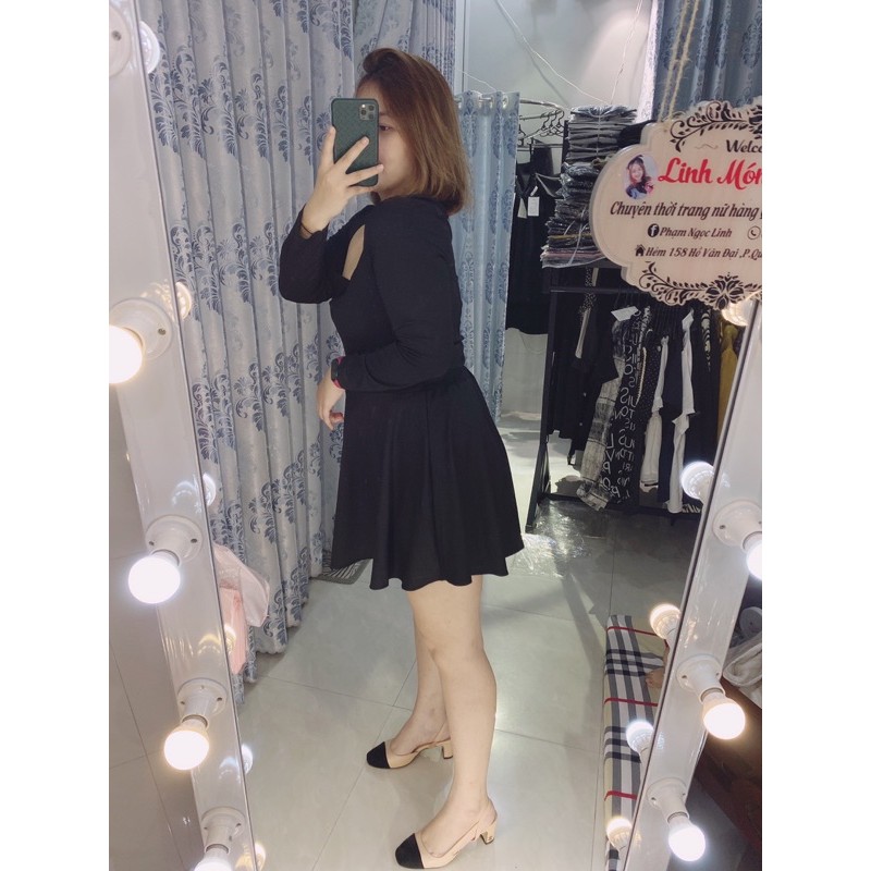 CHÂN VÁY XOÈ BIGSIZE THẦN THÁNH HÀNG NHÀ LINH MÓM | BigBuy360 - bigbuy360.vn