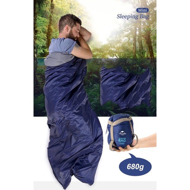 Túi ngủ naturehike campoutvn đồ cắm trại du lịch dã ngoại giữ ấm êm nhẹ A158