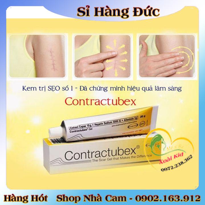 Kem làm mờ sẹo Contractubex Đức tuýp 30g , Đủ Bill Date mới