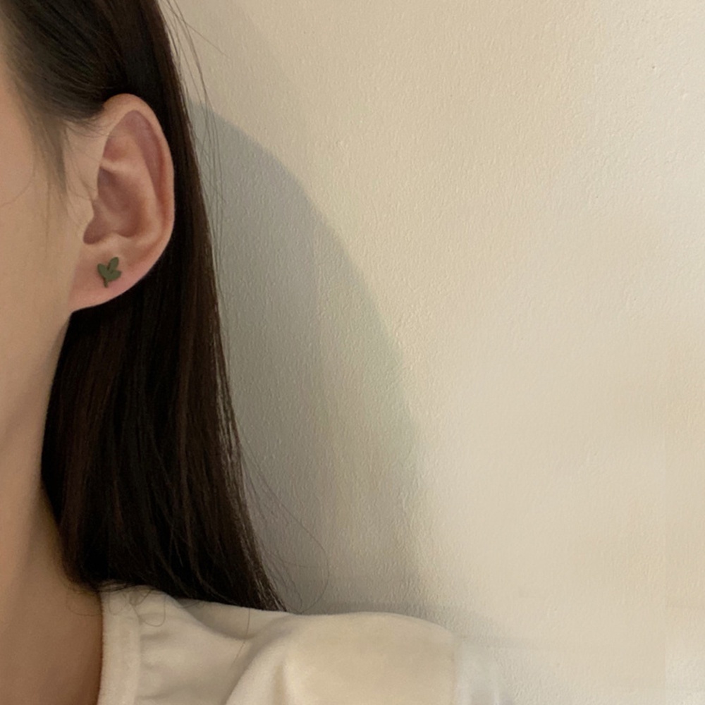 Khuyên Tai Hình Chiếc Lá Phong Cách Hàn Quốc Thời Trang Mùa Hè Cho Nữ