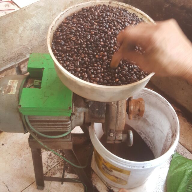 Cafe đăklăk 1kg, cà phê rang xay nguyên chất Đaklak , cafe mộc