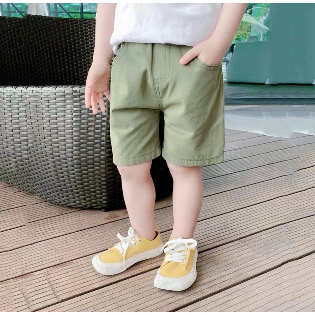 [Free Ship] Quần Short Kaki Bé Trai KEYER KIDs, Bé (6-22KG) Thời Trang Hè Sành Điệu, Chất Kaki Thoải Mái Thấm Hút QT04