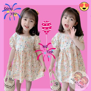 Váy Bé Gái ❤️ CHẤT THÔ NHẸ MÁT ❤️ HÀNG ĐẸP ❤️ Váy Hoa Nhí Bé Gái VHN56291.70 ❤️