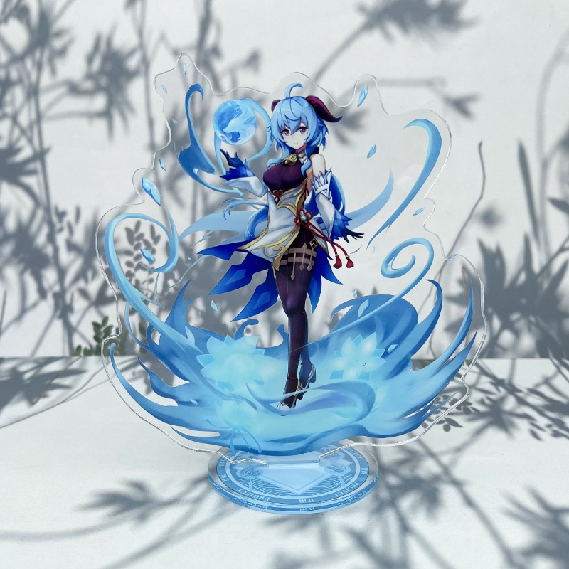 Mô hình Standee nhân vật GANYU Genshin Impact game chibi tượng mica trang trí