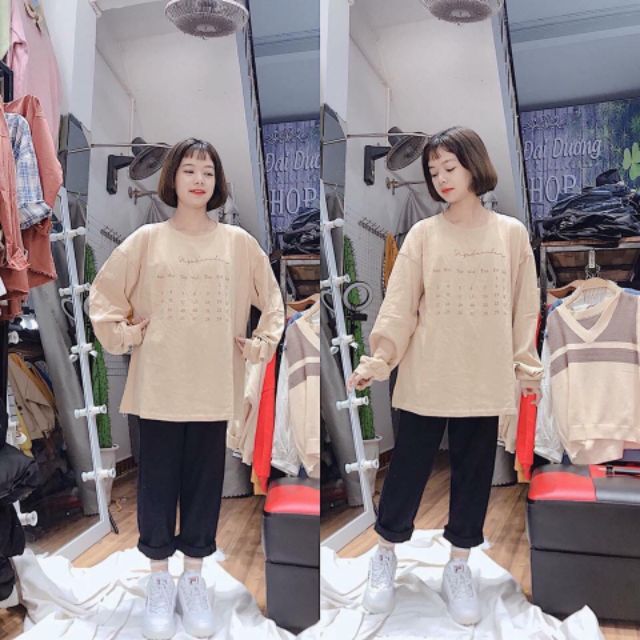 Sản phẩm gia đình làm: Áo dài tay nữ số