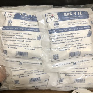 Gạc vuông 10x10x8 lớp