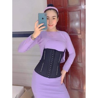 Đai nịt bụng giảm eo latex corset chuẩn