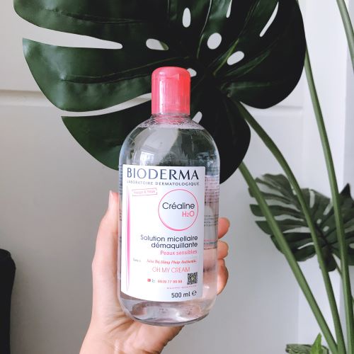 Nước tẩy trang Bioderma Créaline H2O 500ml công nghệ Micellar nhập Pháp (phù hợp với mọi loại da, kể cả làn da nhạy cảm)