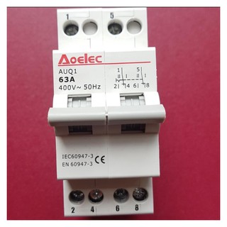 Aptomat chuyển mạch CB chuyển mạch 2 nguồn độc lập 63A