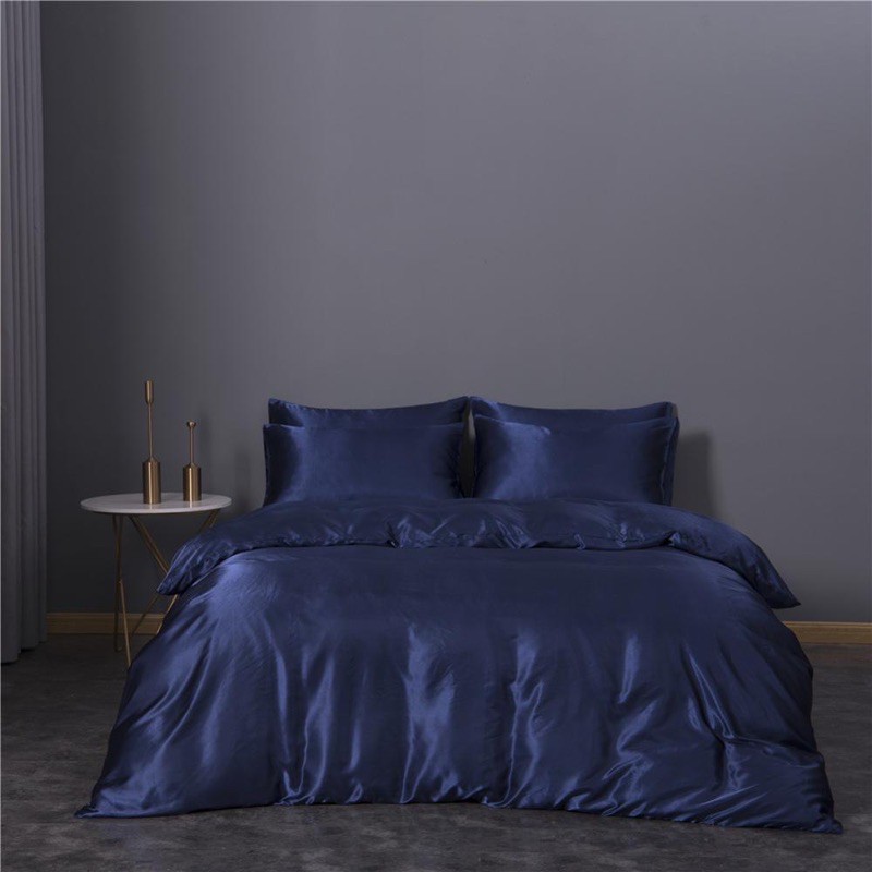[2M x 2M x 20cm] Bộ drap giường 4 món phi lụa cao cấp siêu mịn siêu êm đủ màu PURR.BEDDING