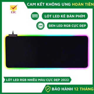 Lót Chuột PAD LED Gaming Loại LỚN size 80x30cm có nhiều chế độ led khác nhau, Bàn di chuột có đèn đổi màu nhiều chế độ