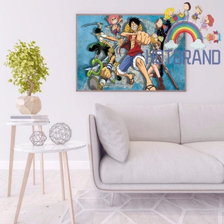 Bộ Tranh Đính Đá 5d Tự Làm Hình One Piece Độc Đáo