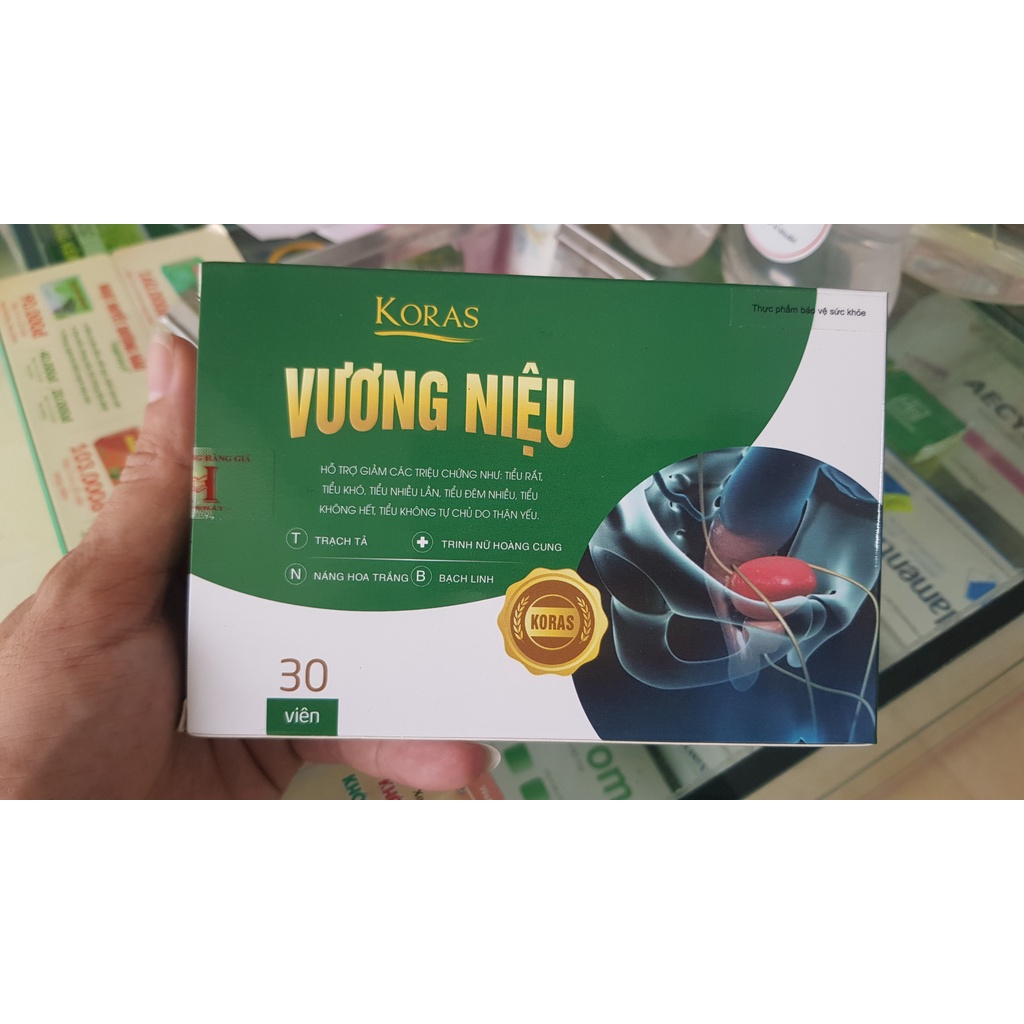 Vương Liệu Koras hỗ trợ khó tiểu, tiểu rắt, tiểu đêm và tiểu nhiều lần