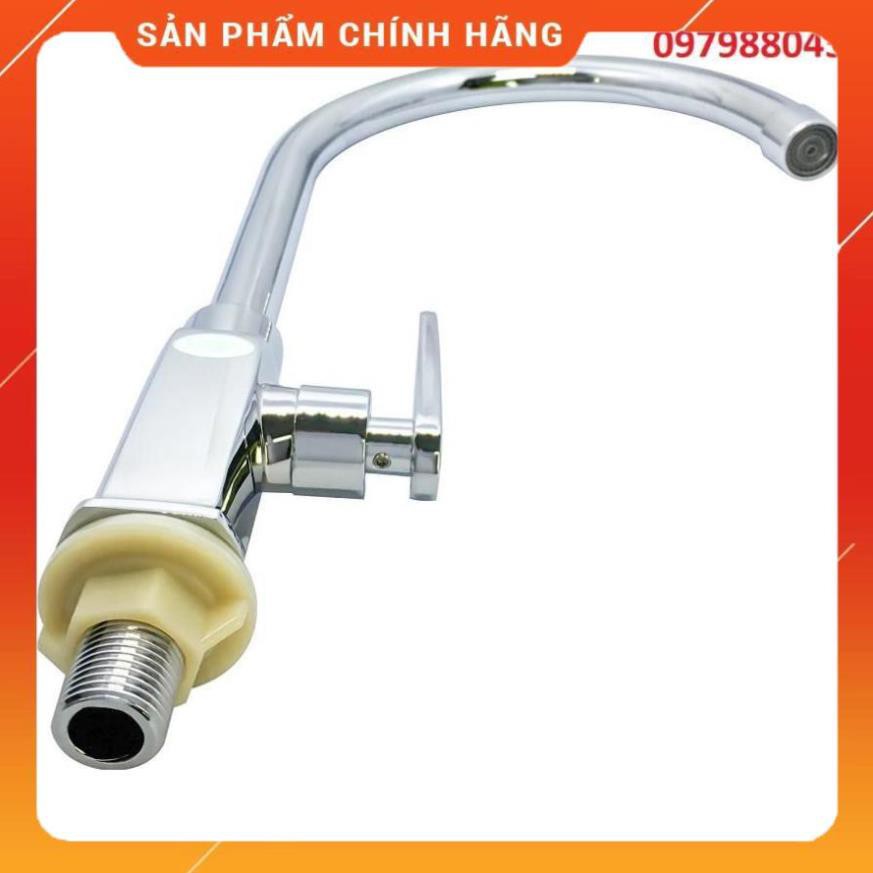 Vòi bếp Lạnh Luxta L3114T3, Vòi chậu rửa chén bát 1 đường nước, Bảo hành 03 năm, Cam kết chính hãng