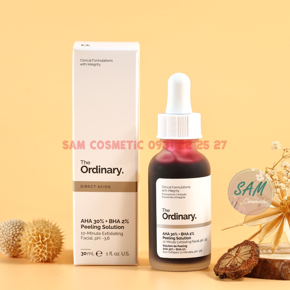 Tẩy tế bào chết da mặt THE ORDINARY AHA 30% + BHA 2% PEELING SOLUTION samcosmeticvn