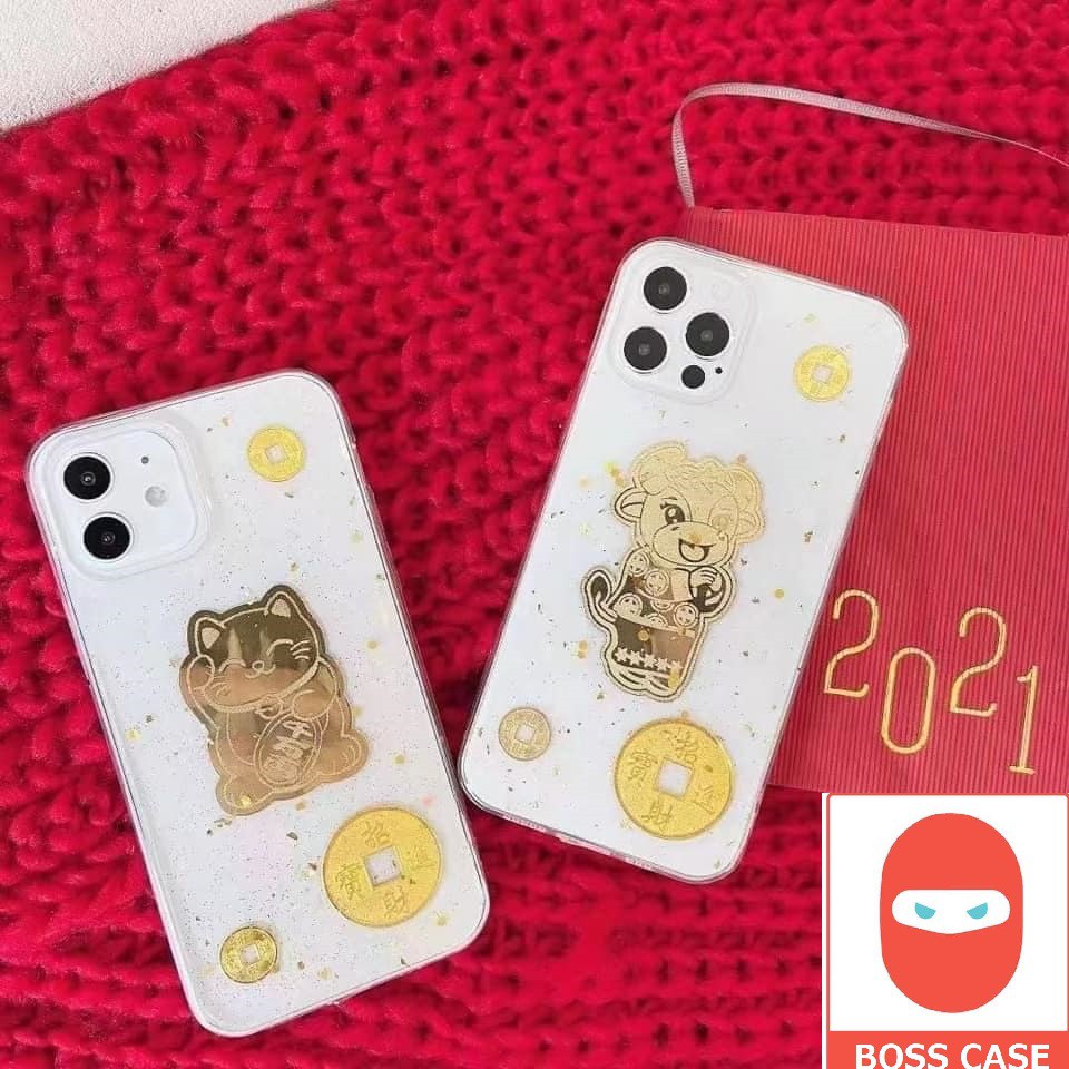 Đã có ip 12 🌸Ốp lưng iphone🌸ốp tết mèo thần tài và trâu vàng full ip 6-6s/6-6s-plus/7-8-plus/X-XS/XSMAX/11/11-pro-max