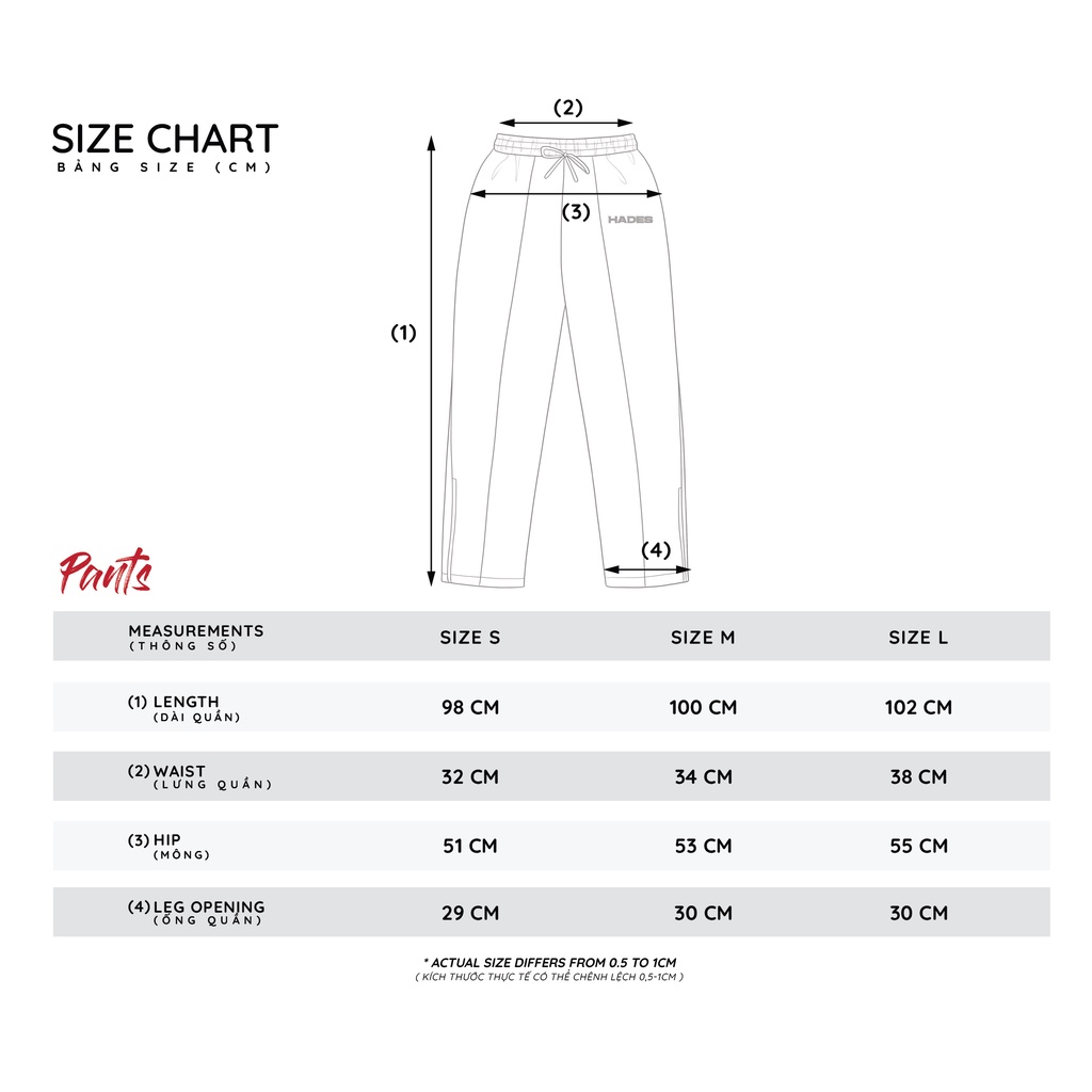 Quần Dài Lưng Thun Unisex Vải Nỉ MULTI PANTS - HADES Brand Chính Hãng