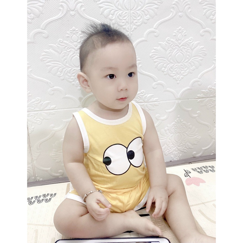 [SALE] Bộ Ba Lỗ Bé Trai Minky Mom Vải Thun Lạnh Họa Tiết Hoạt Hình Kute, Áo 3 Lỗ Cho Bé Mặc Hè Thoáng Mát MKM3LO2112