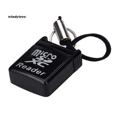 【WDTE】Mini Super Speed USB 2.0 Micro SD/SDXC TF Card Reader Adapter for Mac OS System