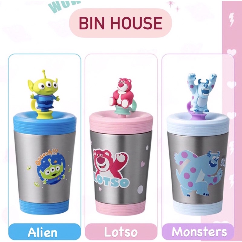 Bình nước giữ nhiệt kèm bao da 400ml Miniso