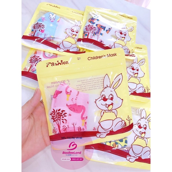 Khẩu trang 3D cho bé - BAABEELAND